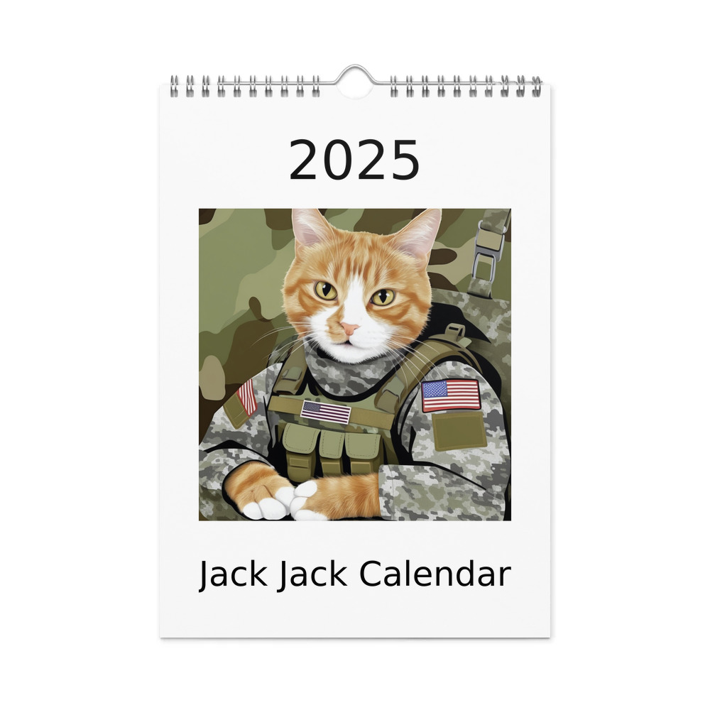PugMug Custom Jack Jack Wall Calendar (2026)