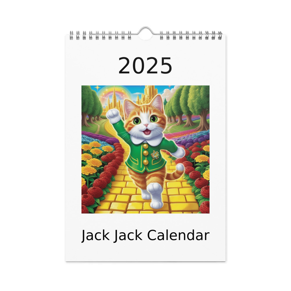 PugMug Custom Jack Jack Wall Calendar (2026)