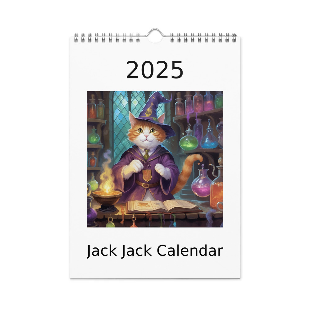 PugMug Custom Jack Jack Wall Calendar (2026)