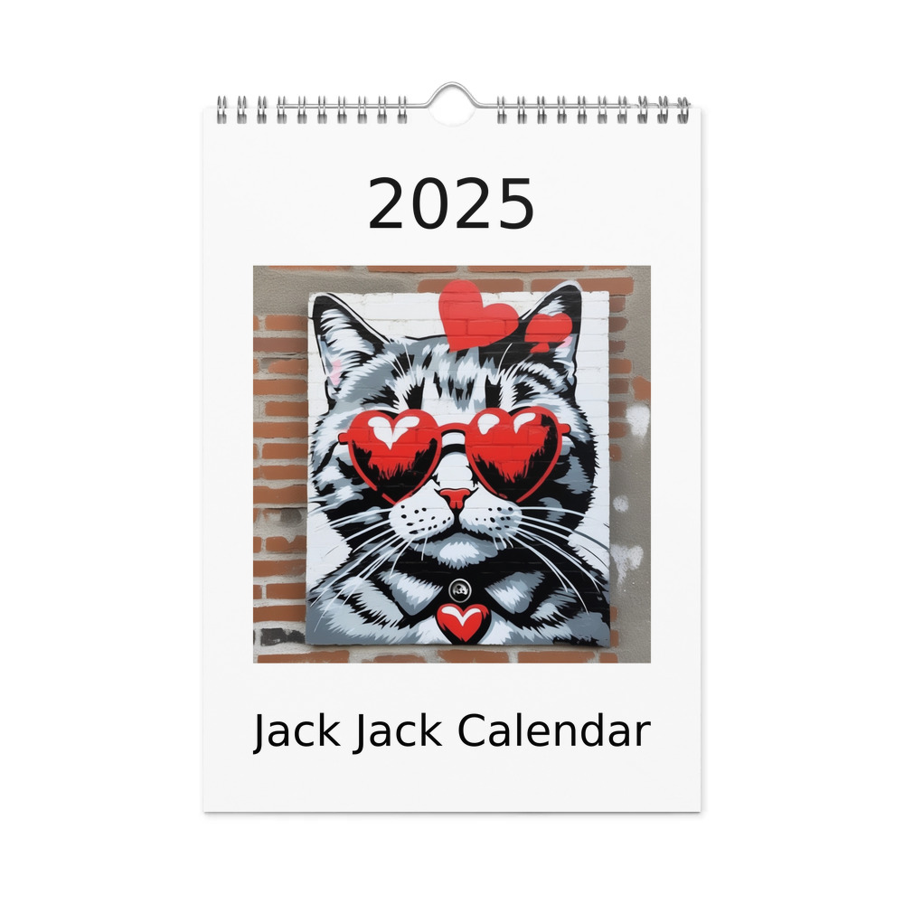PugMug Custom Jack Jack Wall Calendar (2026)