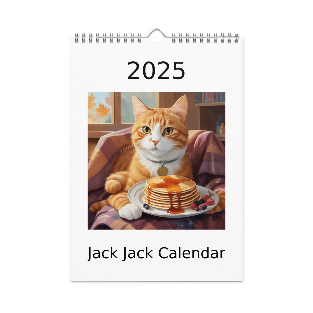PugMug Custom Jack Jack Wall Calendar (2026)