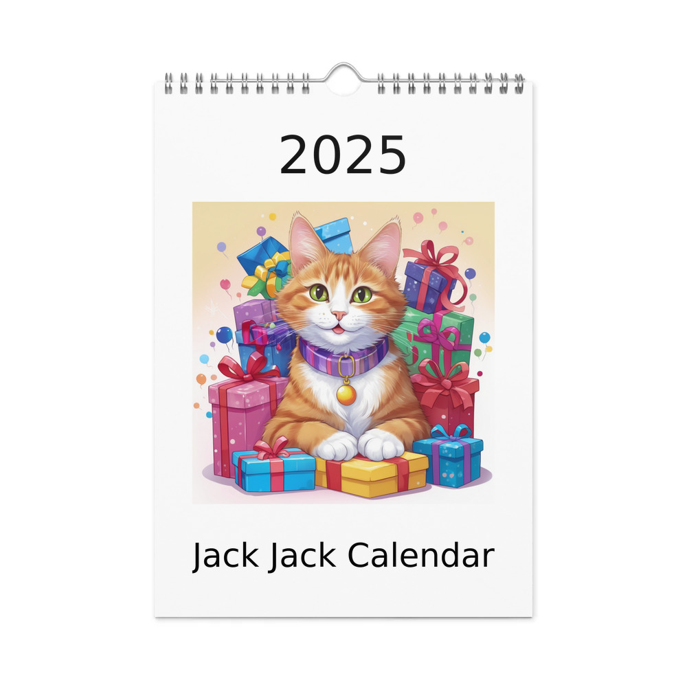 PugMug Custom Jack Jack Wall Calendar (2026)