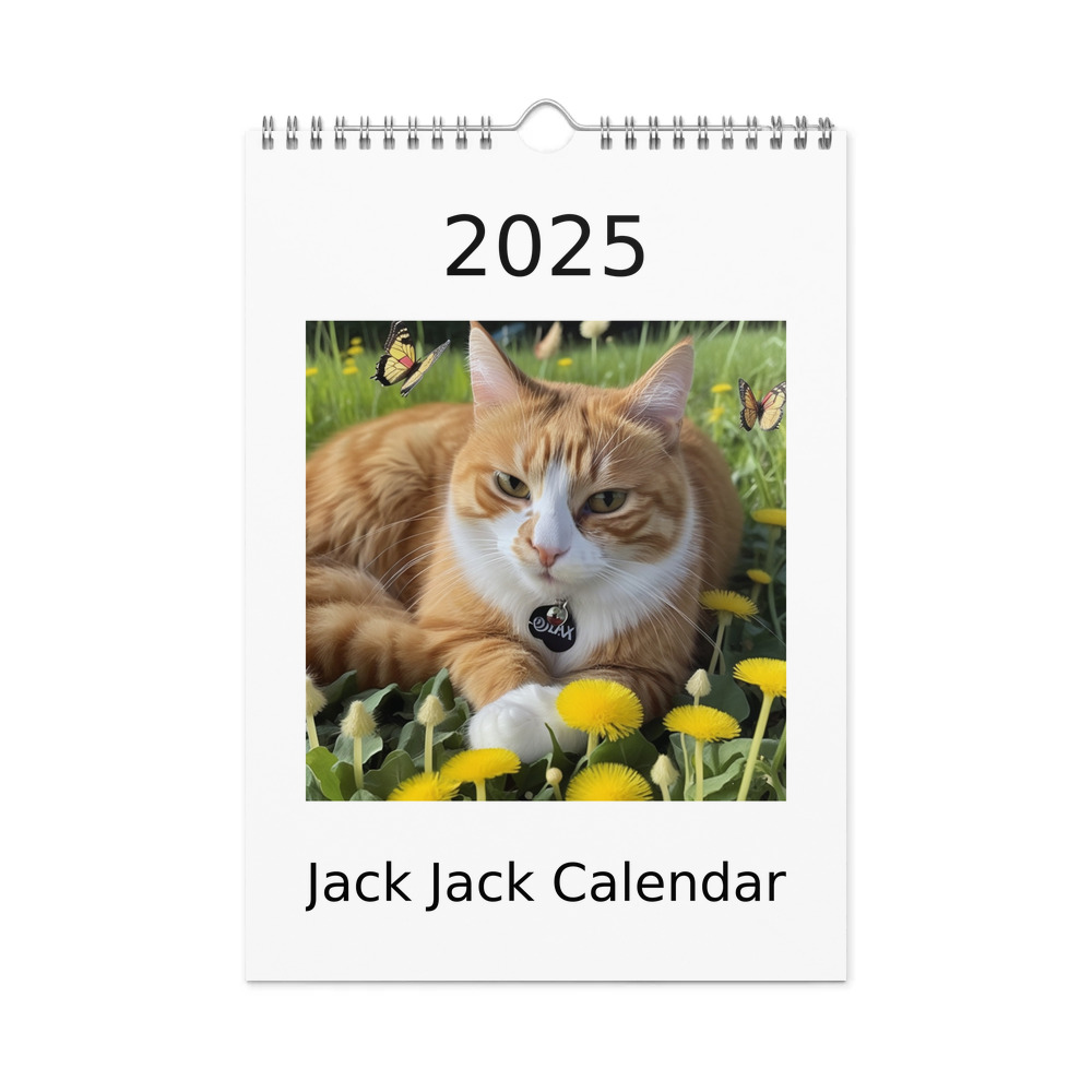 PugMug Custom Jack Jack Wall Calendar (2026)