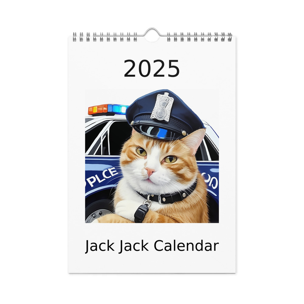 PugMug Custom Jack Jack Wall Calendar (2026)