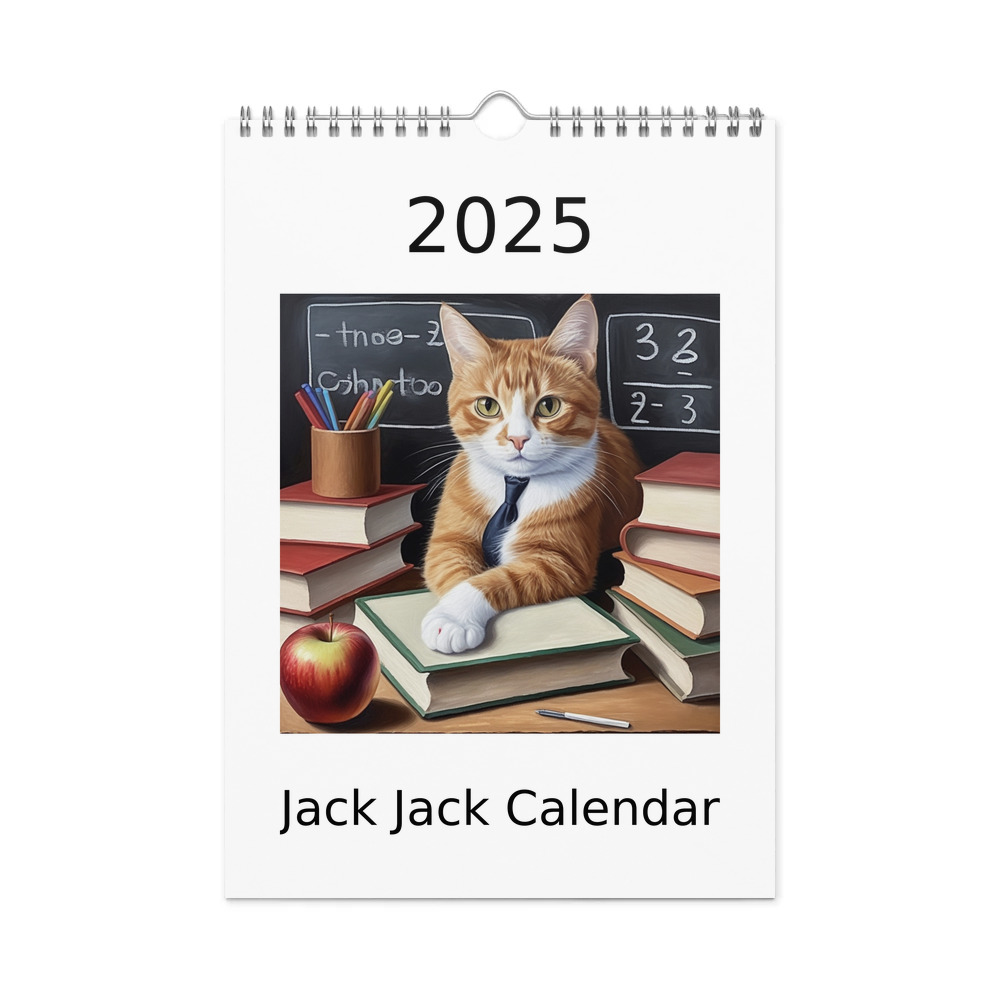 PugMug Custom Jack Jack Wall Calendar (2026)