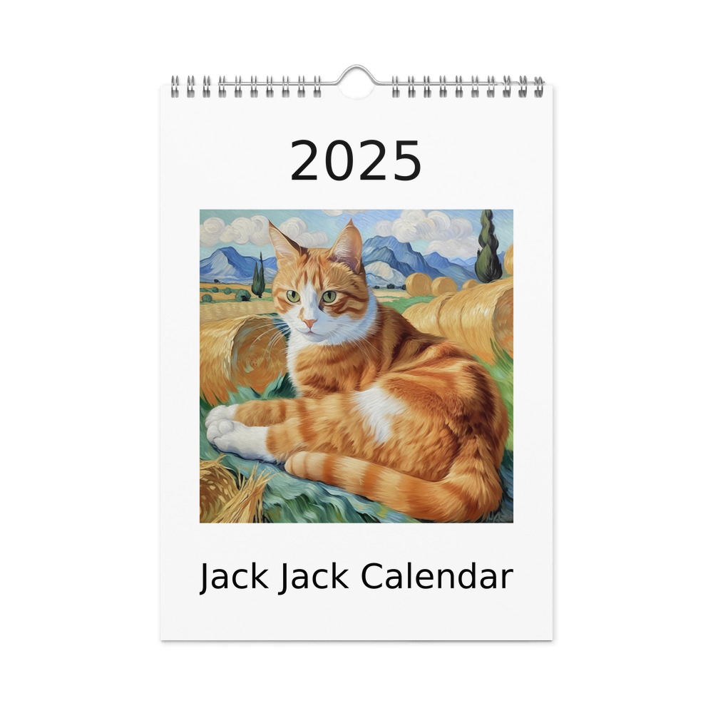 PugMug Custom Jack Jack Wall Calendar (2026)
