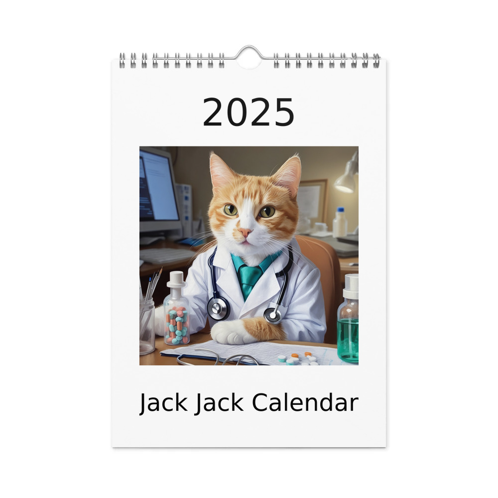 PugMug Custom Jack Jack Wall Calendar (2026)