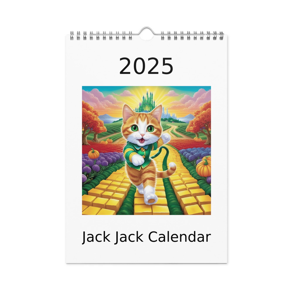 PugMug Custom Jack Jack Wall Calendar (2026)