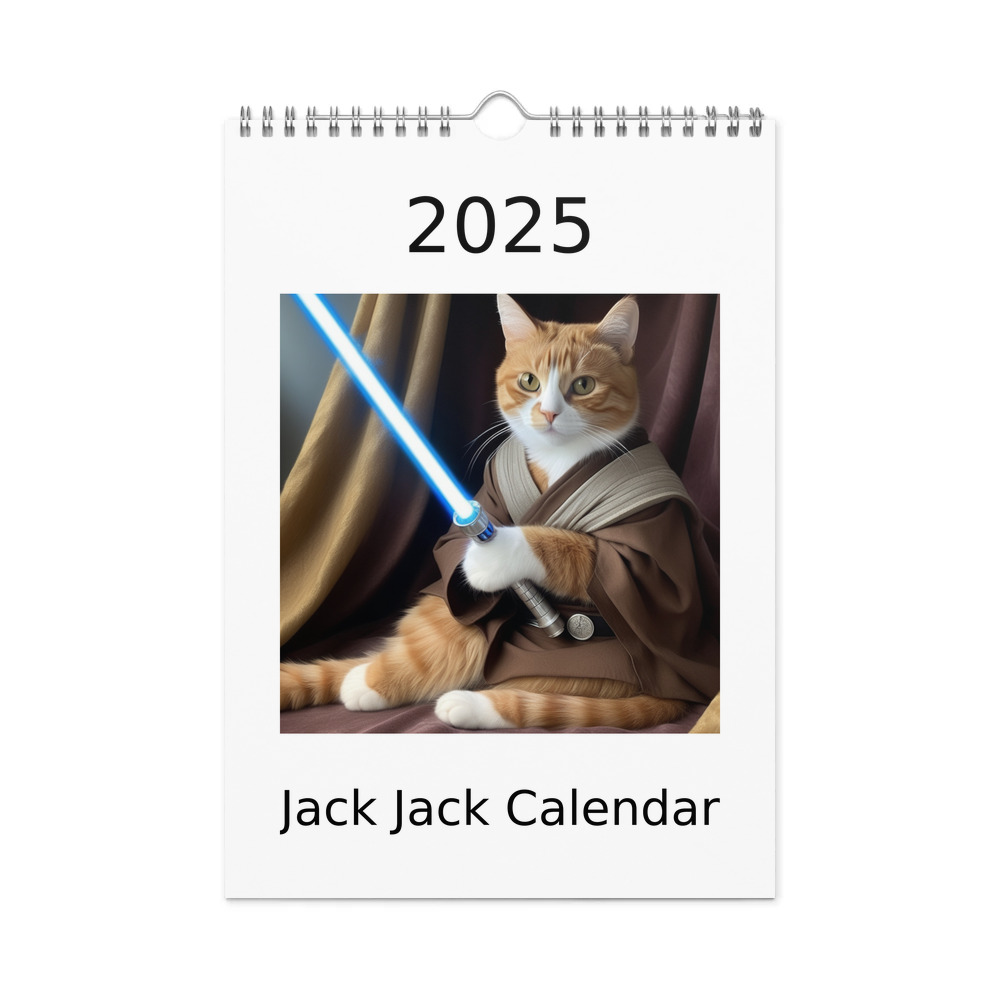 PugMug Custom Jack Jack Wall Calendar (2026)