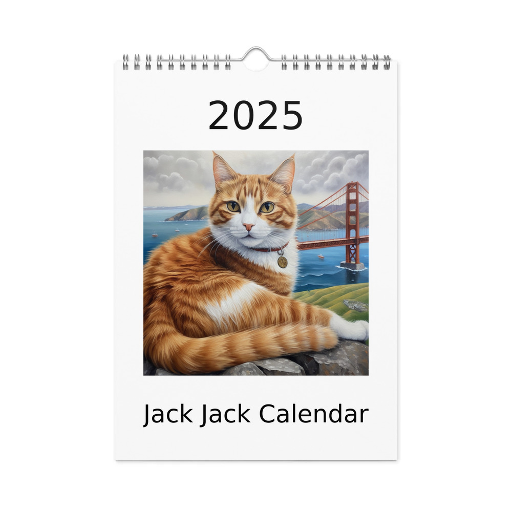 PugMug Custom Jack Jack Wall Calendar (2026)
