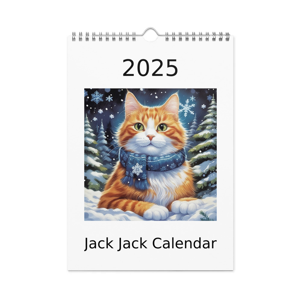 PugMug Custom Jack Jack Wall Calendar (2026)