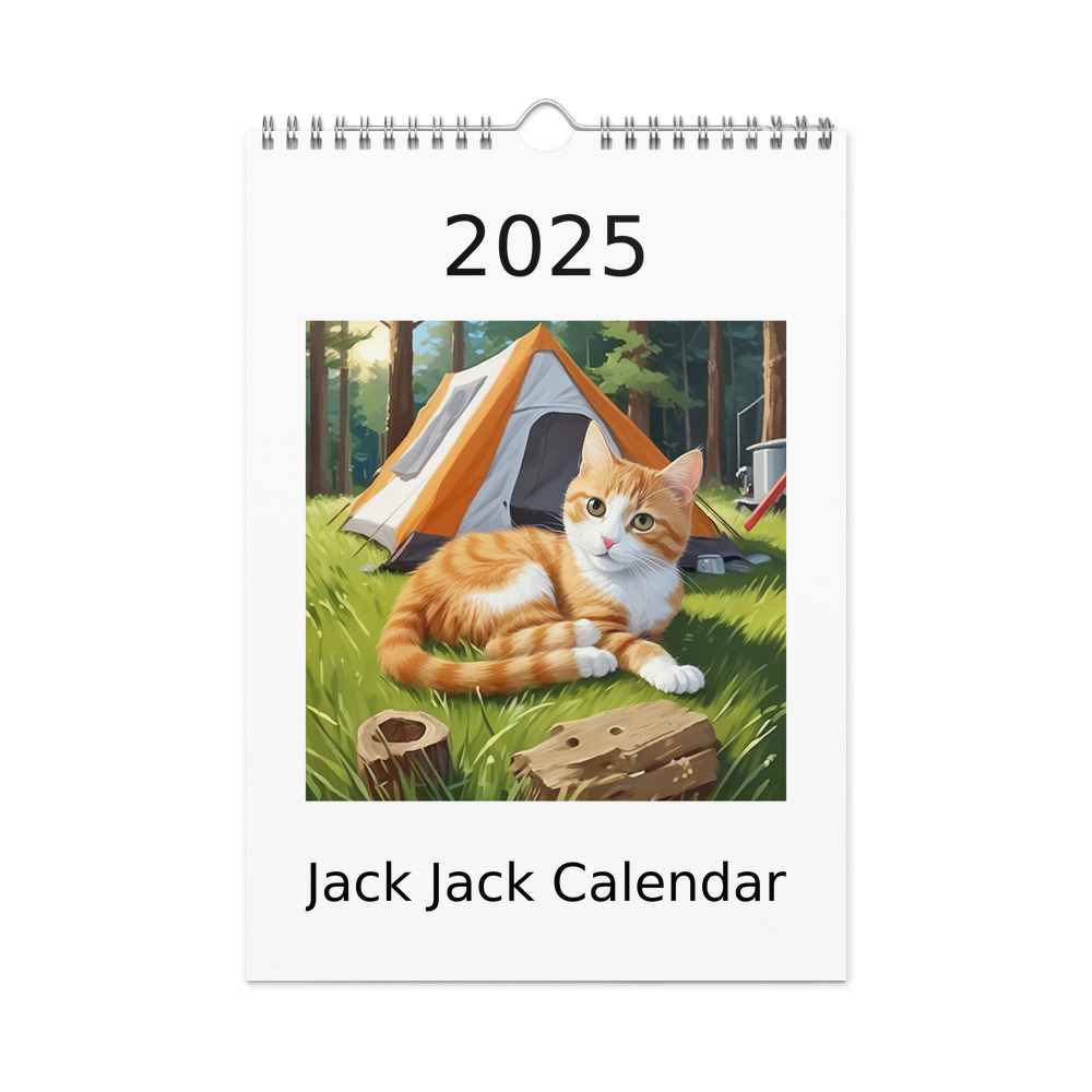 PugMug Custom Jack Jack Wall Calendar (2026)