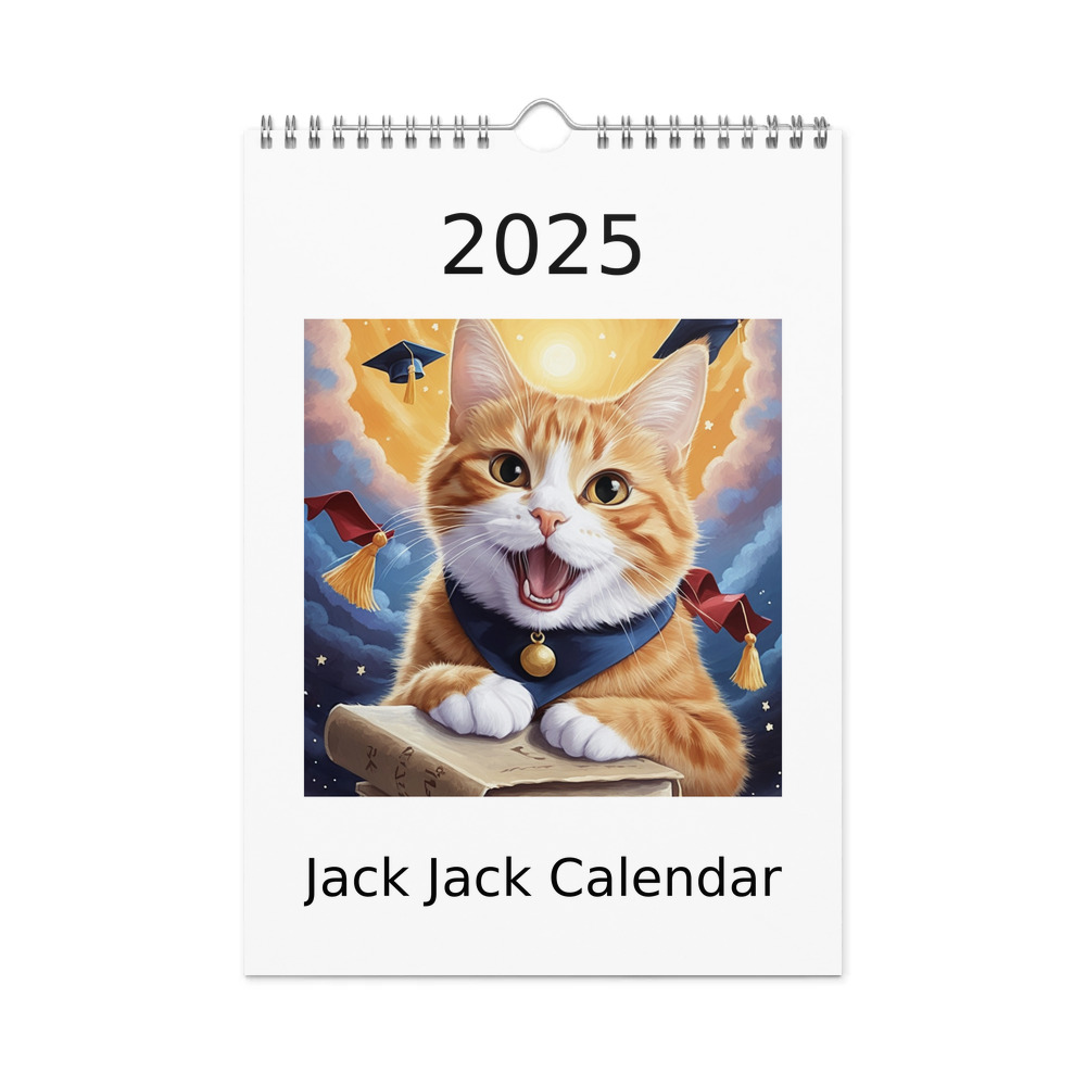 PugMug Custom Jack Jack Wall Calendar (2026)