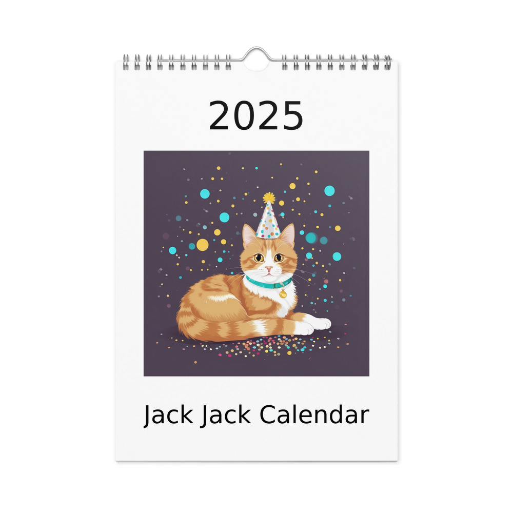 PugMug Custom Jack Jack Wall Calendar (2026)