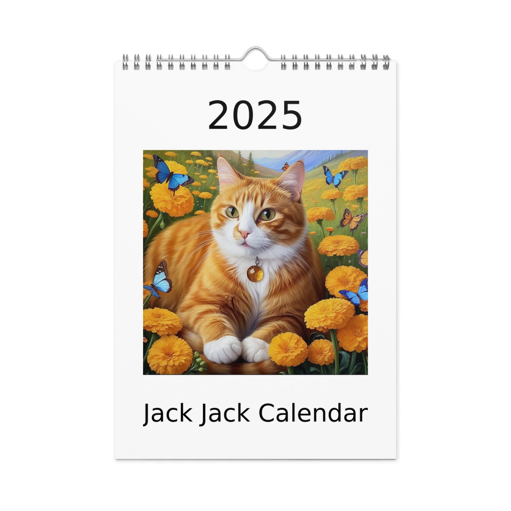 PugMug Custom Jack Jack Wall Calendar (2026)