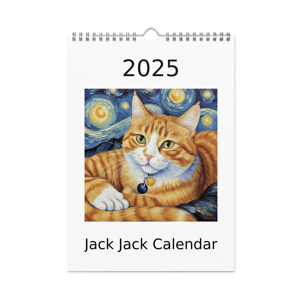 PugMug Custom Jack Jack Wall Calendar (2026)