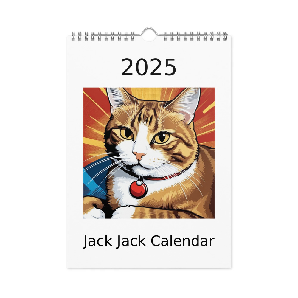 PugMug Custom Jack Jack Wall Calendar (2026)