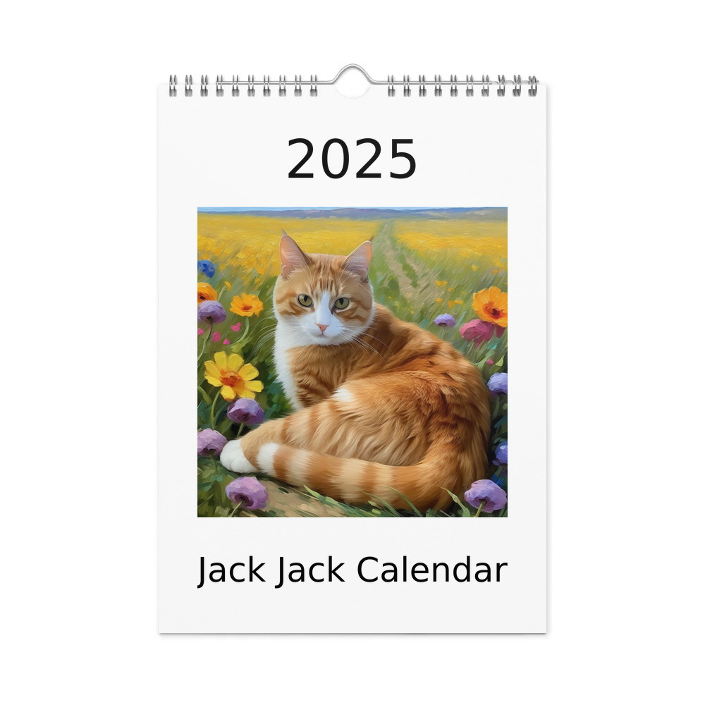 PugMug Custom Jack Jack Wall Calendar (2026)