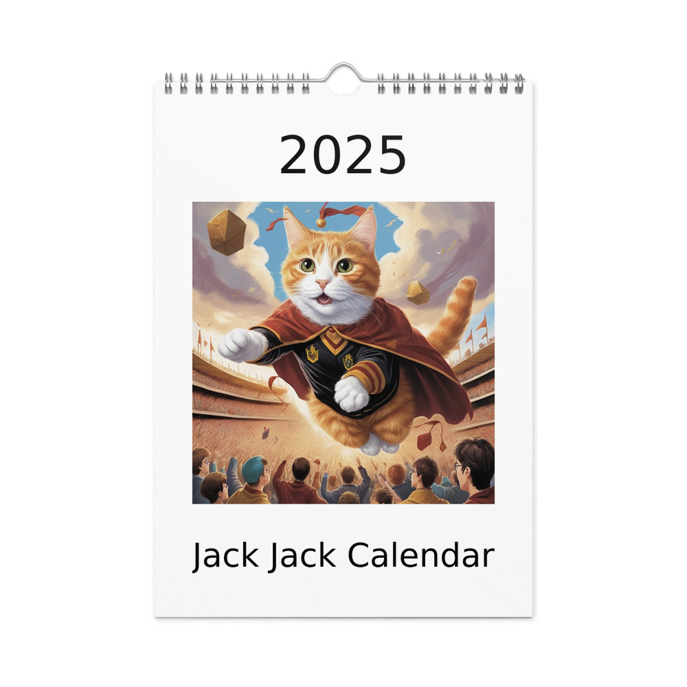 PugMug Custom Jack Jack Wall Calendar (2026)