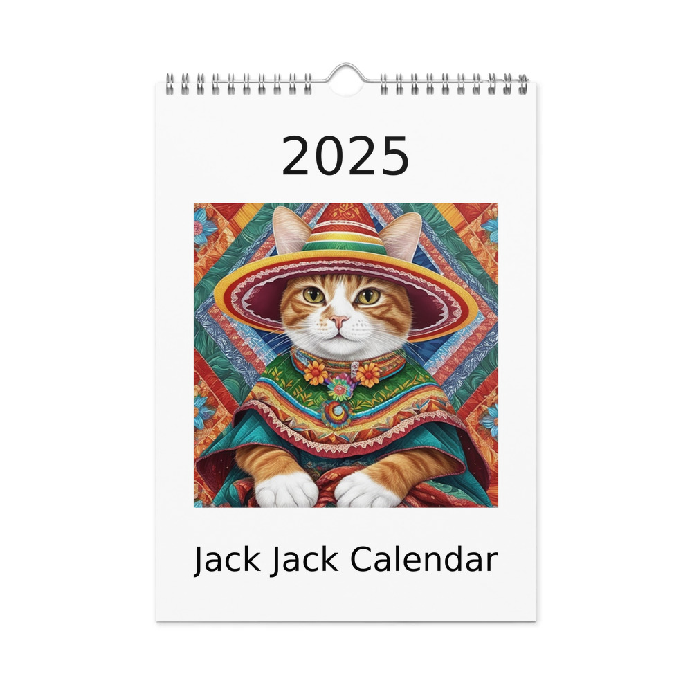 PugMug Custom Jack Jack Wall Calendar (2026)