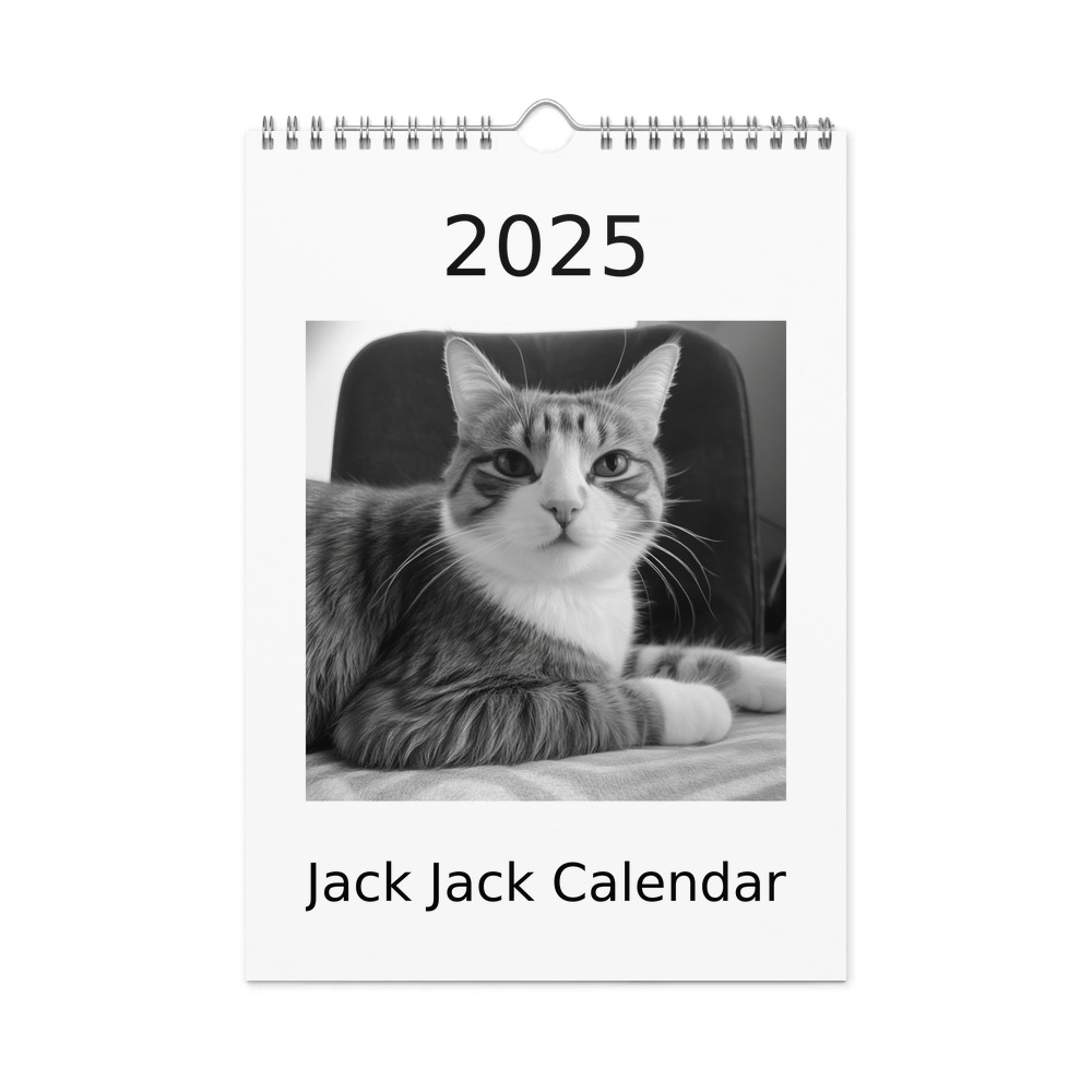 PugMug Custom Jack Jack Wall Calendar (2026)