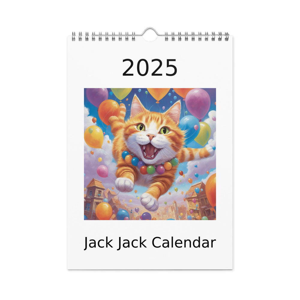PugMug Custom Jack Jack Wall Calendar (2026)
