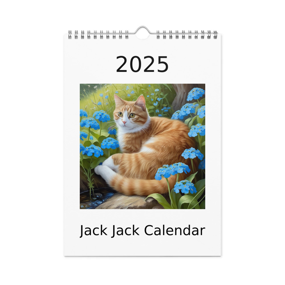 PugMug Custom Jack Jack Wall Calendar (2026)