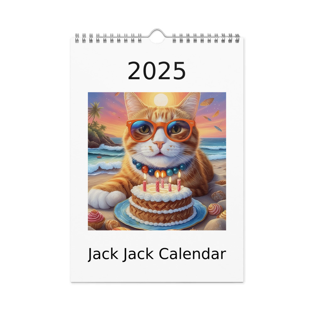 PugMug Custom Jack Jack Wall Calendar (2026)