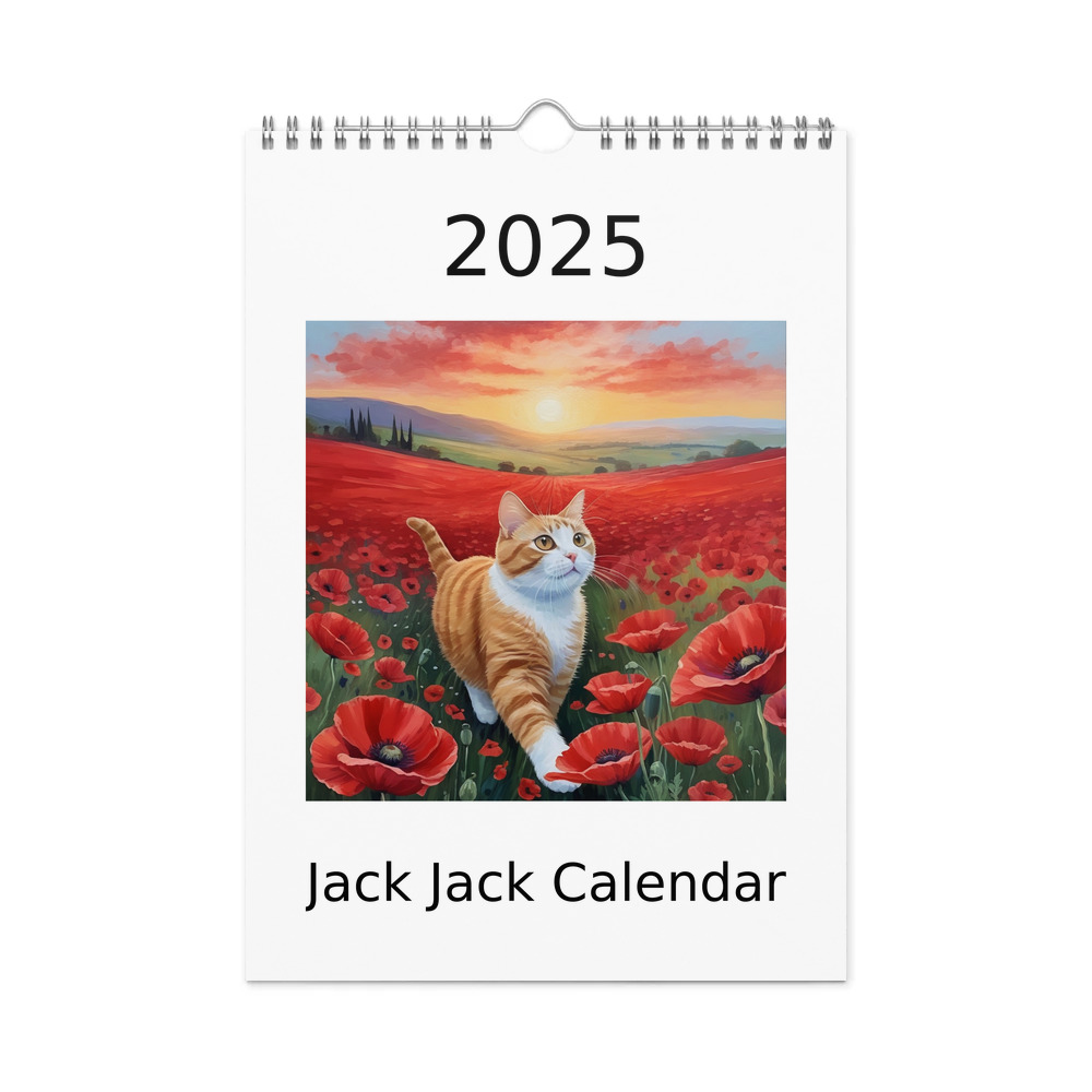 PugMug Custom Jack Jack Wall Calendar (2026)