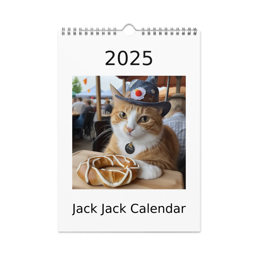 PugMug Custom Jack Jack Wall Calendar (2026)