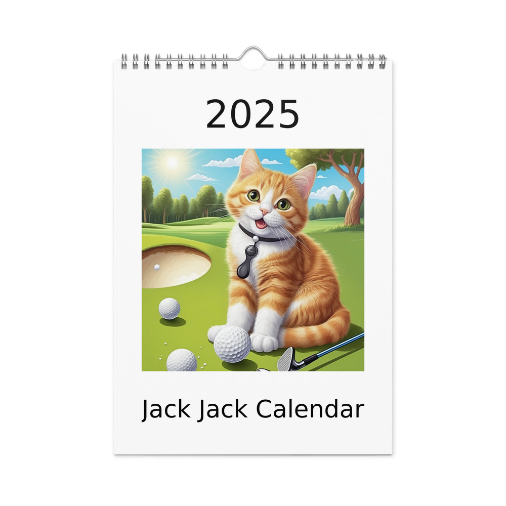 PugMug Custom Jack Jack Wall Calendar (2026)