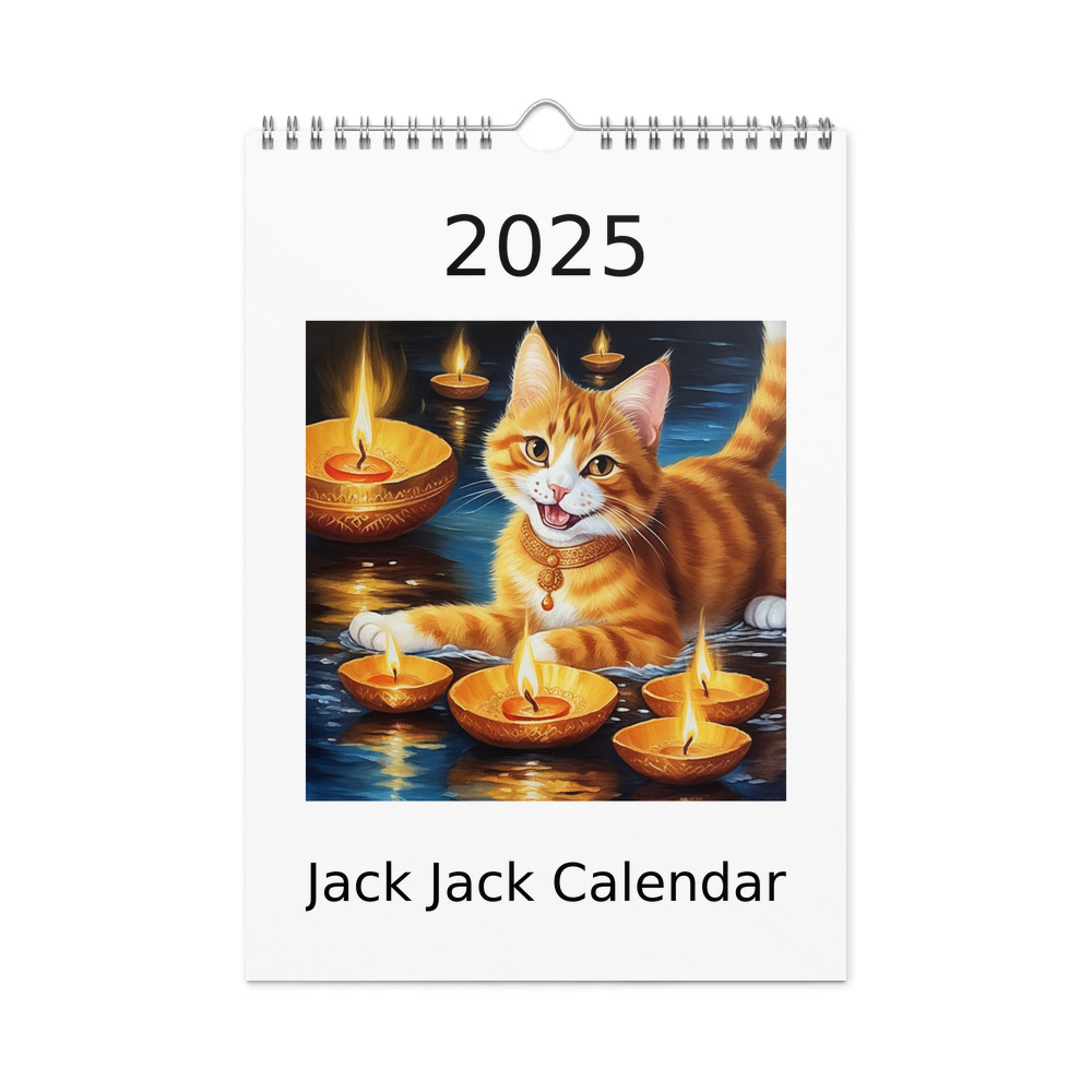 PugMug Custom Jack Jack Wall Calendar (2026)