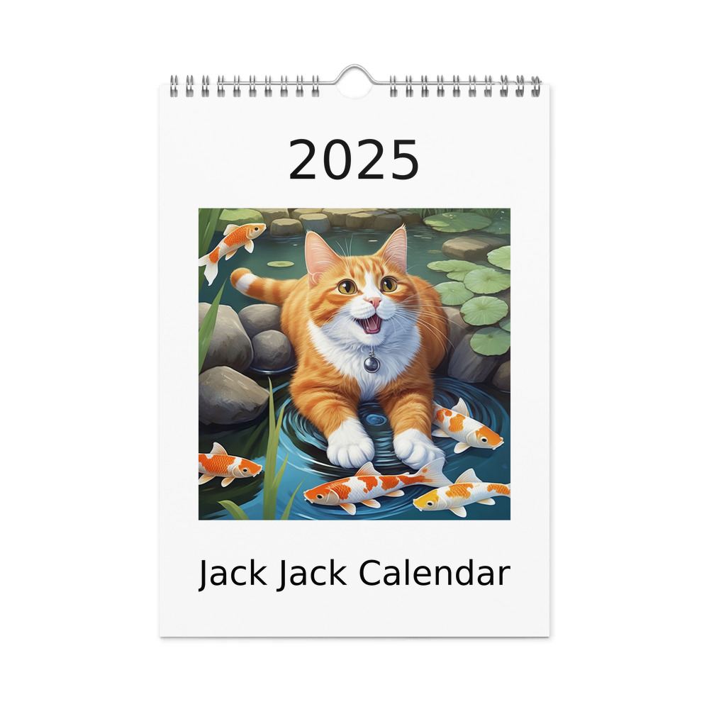 PugMug Custom Jack Jack Wall Calendar (2026)