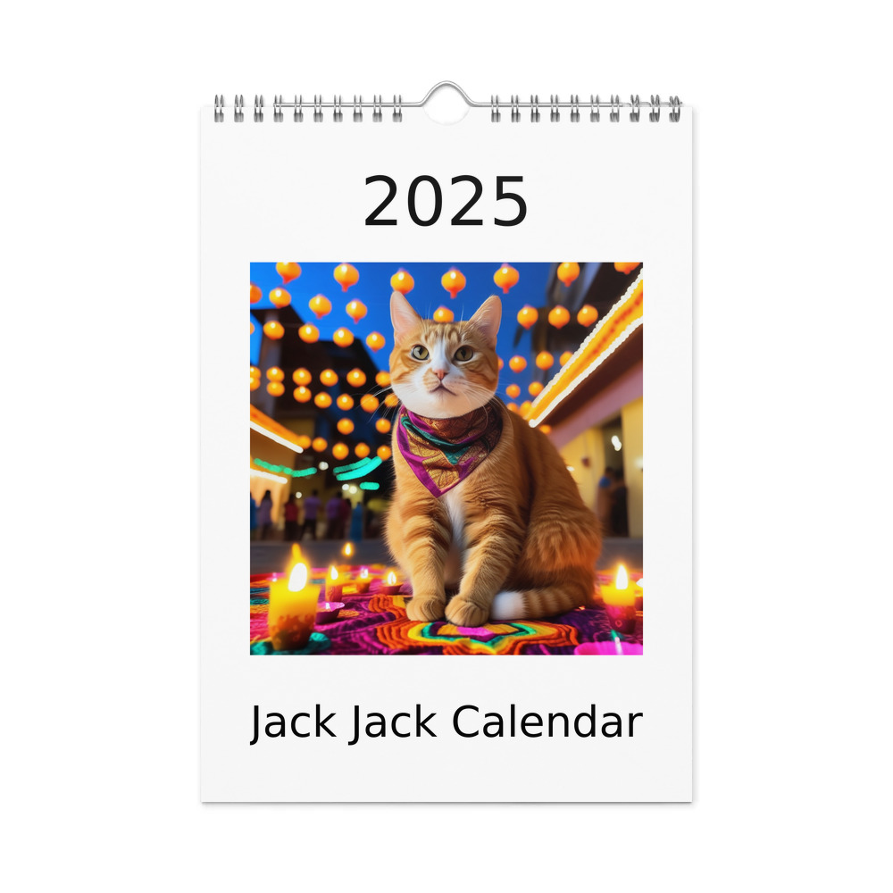 PugMug Custom Jack Jack Wall Calendar (2026)