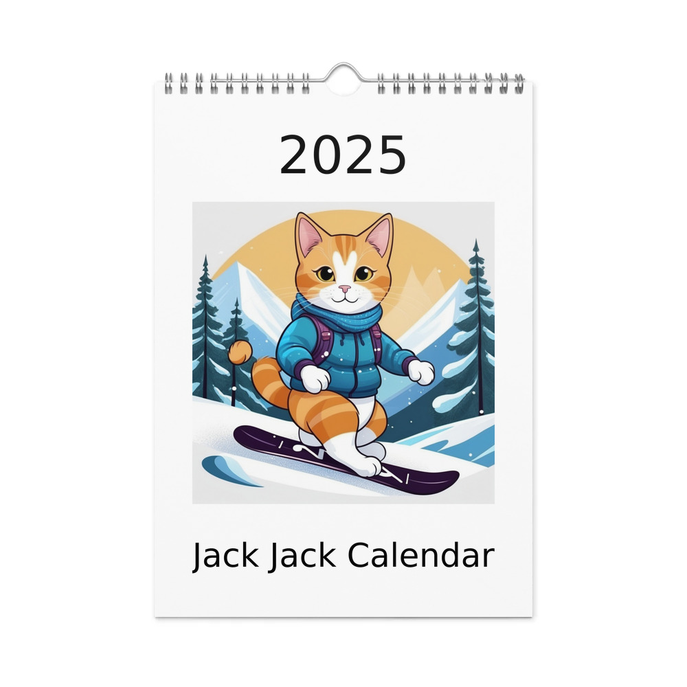 PugMug Custom Jack Jack Wall Calendar (2026)