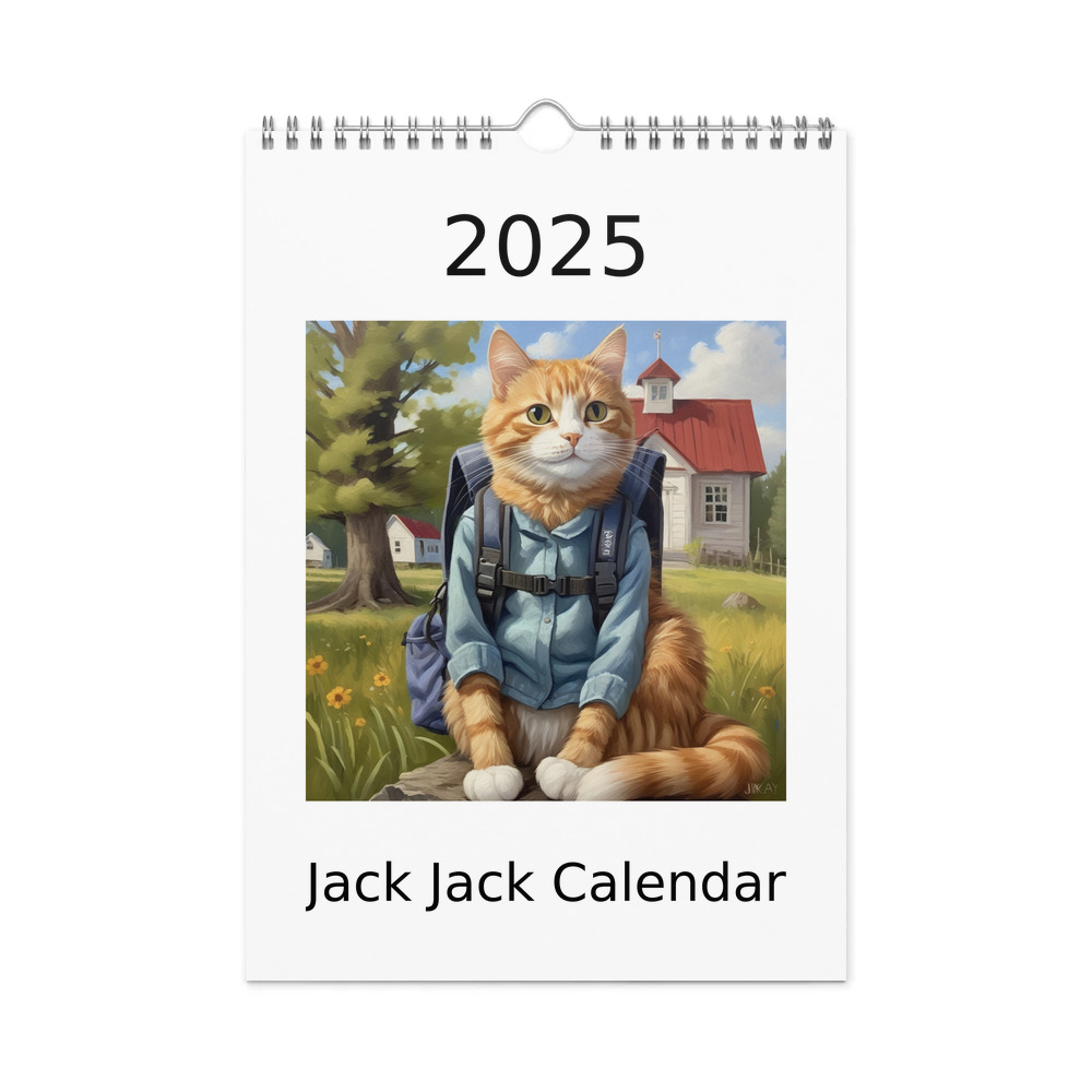 PugMug Custom Jack Jack Wall Calendar (2026)