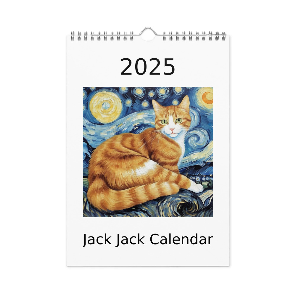 PugMug Custom Jack Jack Wall Calendar (2026)