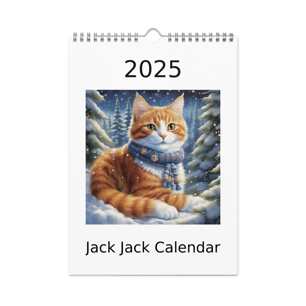 PugMug Custom Jack Jack Wall Calendar (2026)