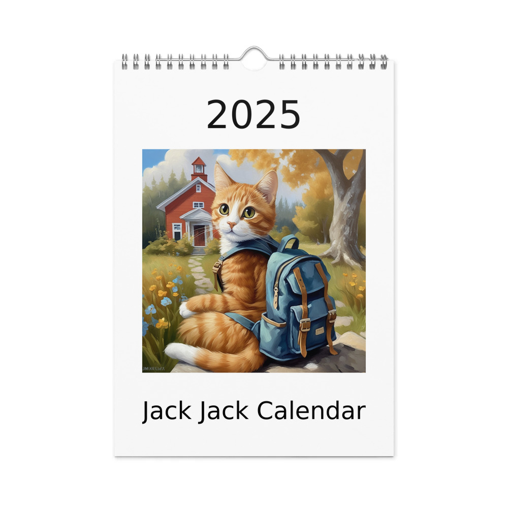 PugMug Custom Jack Jack Wall Calendar (2026)