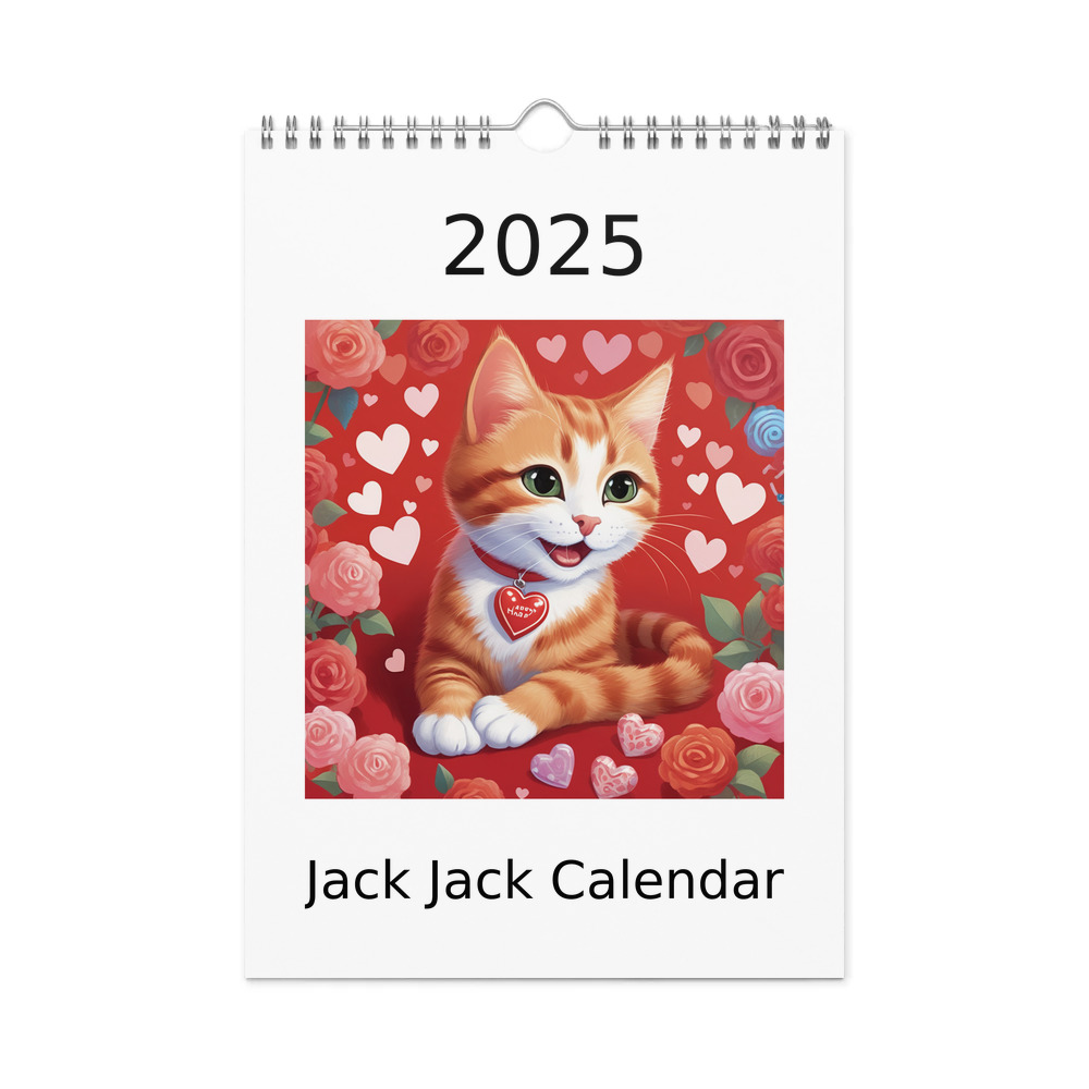 PugMug Custom Jack Jack Wall Calendar (2026)