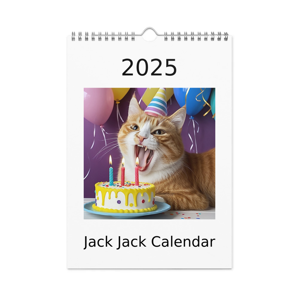 PugMug Custom Jack Jack Wall Calendar (2026)