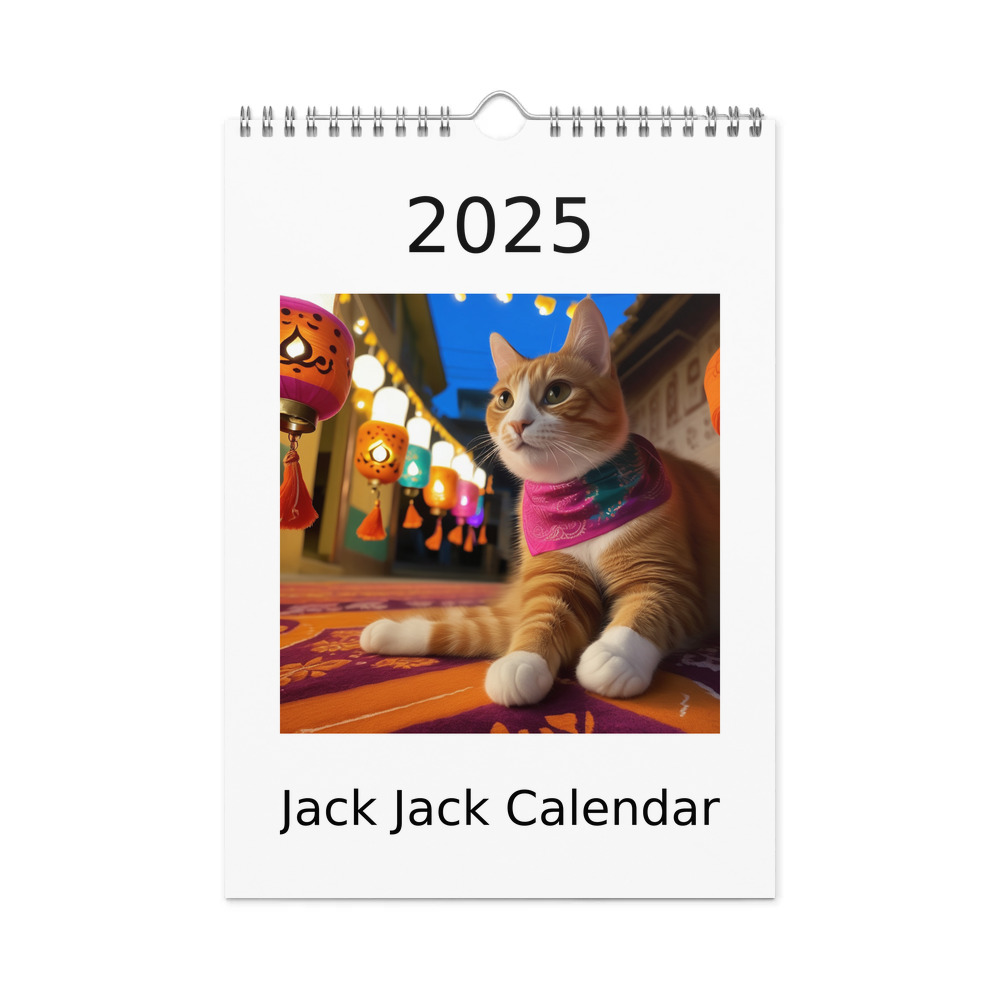 PugMug Custom Jack Jack Wall Calendar (2026)