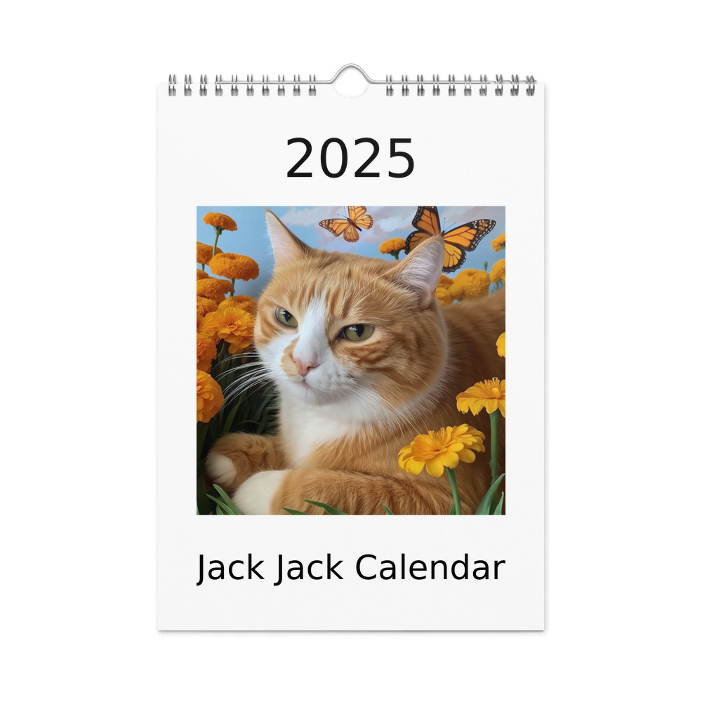 PugMug Custom Jack Jack Wall Calendar (2026)