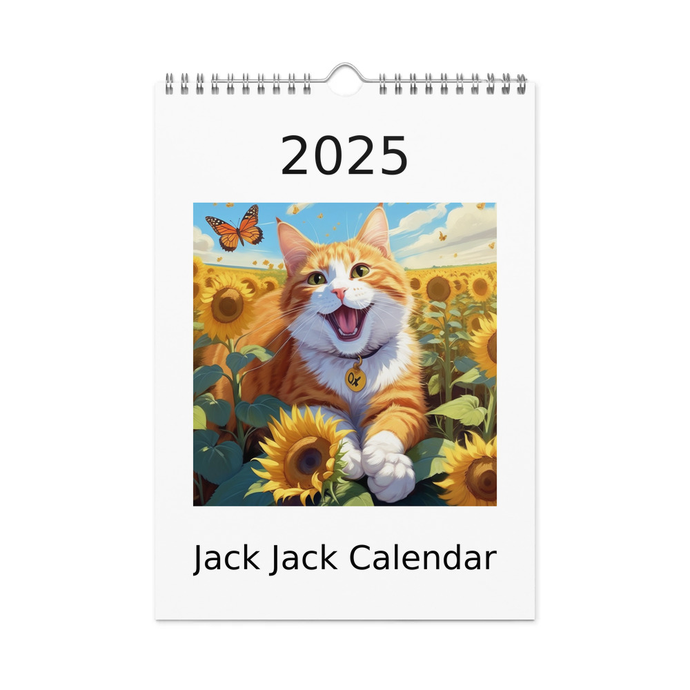 PugMug Custom Jack Jack Wall Calendar (2026)