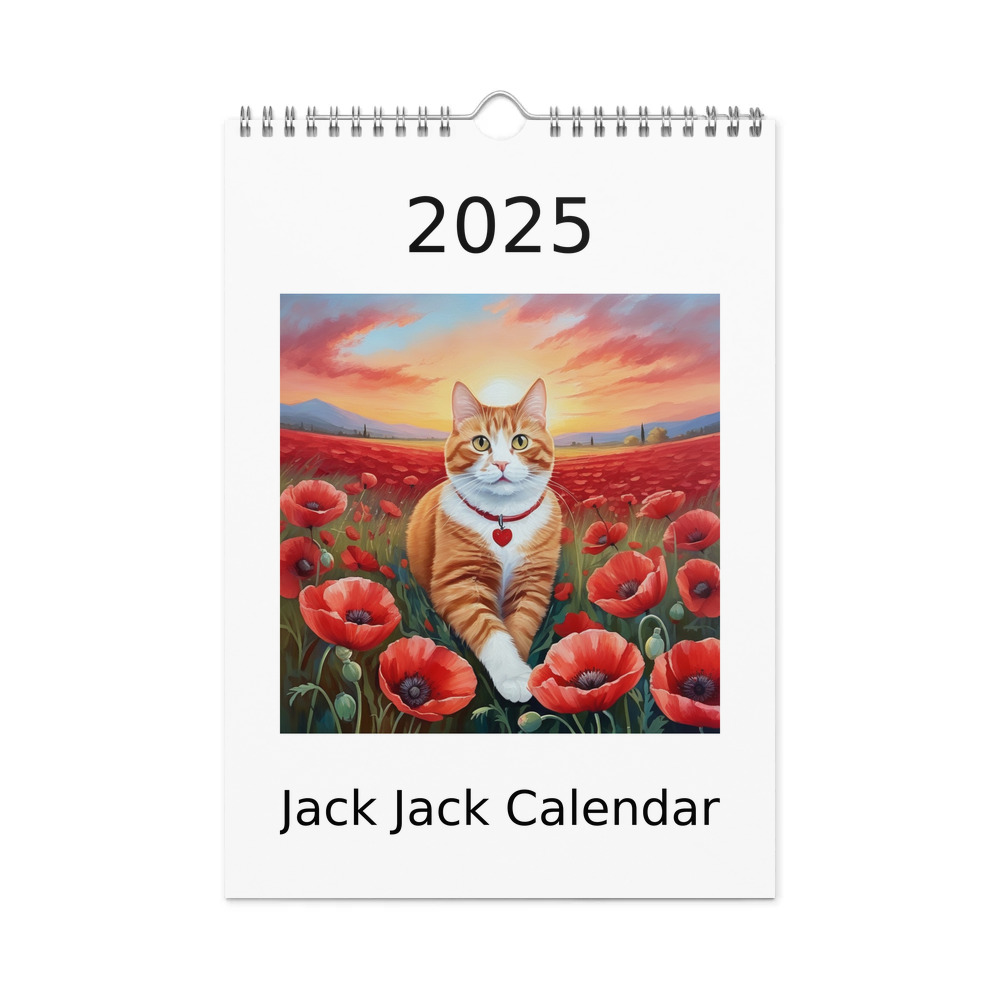 PugMug Custom Jack Jack Wall Calendar (2026)