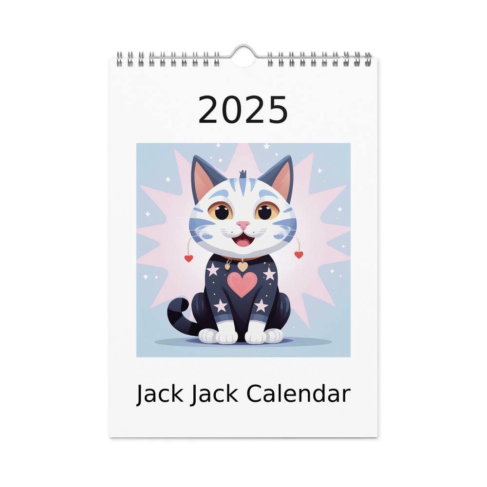 PugMug Custom Jack Jack Wall Calendar (2026)