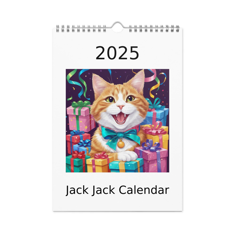 PugMug Custom Jack Jack Wall Calendar (2026)