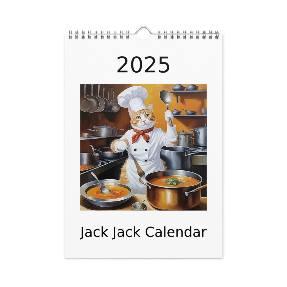 PugMug Custom Jack Jack Wall Calendar (2026)