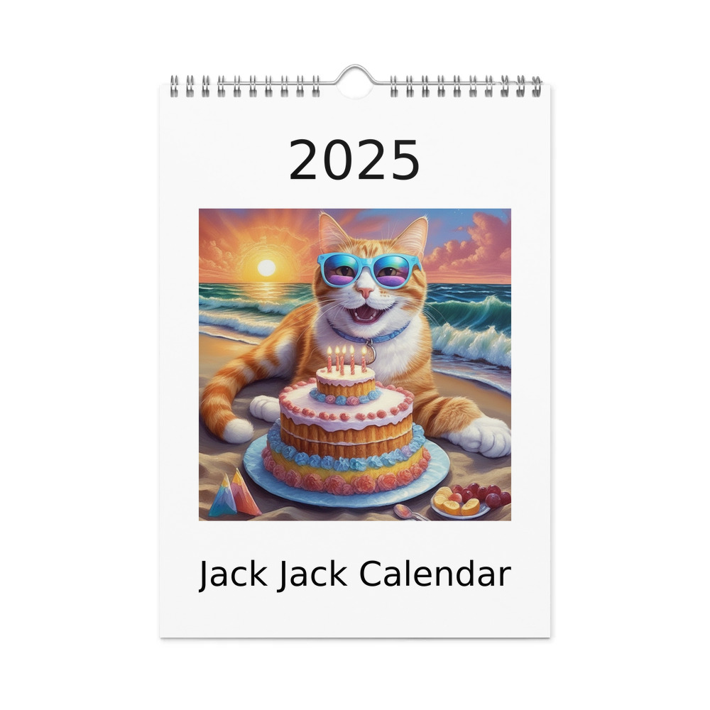 PugMug Custom Jack Jack Wall Calendar (2026)
