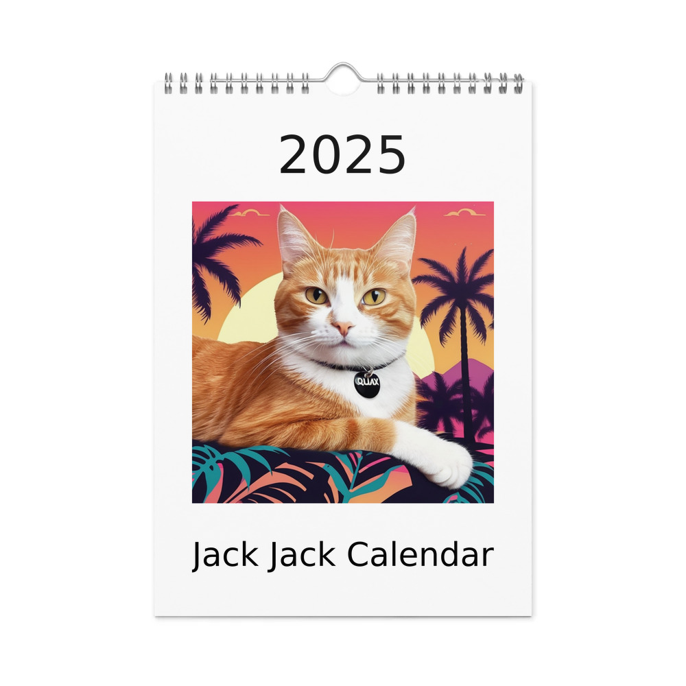 PugMug Custom Jack Jack Wall Calendar (2026)